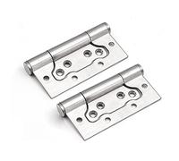 Cerniera a molla da 4 pollici, cerniera silenziosa in acciaio inox, spessore di 2,5 mm, utilizzato for l'apertura e la chiusura della porta porta del carico(Brushed steel)