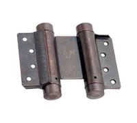 CERNIERA A MOLLA DOPPIA AZIONE 125 mm - Ottonata - 2 pezzi