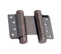 CERNIERA A MOLLA DOPPIA AZIONE 75 mm - Ottonata - 2 pezzi