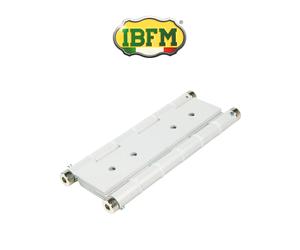 Cerniera a molla doppia azione per porte a vento Ibfm Bianca art. 138/B