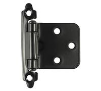 Cerniera a molla for anta dell'armadio con telaio frontale sovrapposto in metallo da 1/2" 2 pezzi(M00128-A Nickel 2PS)