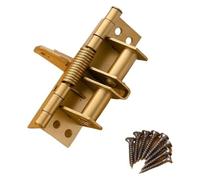 Cerniera a molla for porta nascosta da 4 pollici, chiusura automatica, multifunzione in legno a 90 gradi(Yellow)