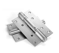 Cerniera a molla idraulica di posizionamento del cuscino, cerniera in acciaio inossidabile da 5 pollici, utilizzato for l'installazione di varie porte(Silver)