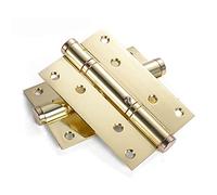 Cerniera a molla idraulica di posizionamento del cuscino, cerniera in acciaio inossidabile da 5 pollici, utilizzato for l'installazione di varie porte(Gold)