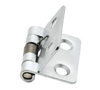 Cerniera a molla piccola a 4 fori, cerniere for mobili in argento, 33x25 mm, accessori for ferramenta, 1 pezzo(1pcs L33 x W25)