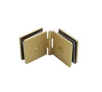 Cerniera A Morsetto In Ottone Temperato Da 8-12 Mm For L'arredamento Del Tuo Bagno, For Tenere Ferma La Porta Della Doccia(Gold)
