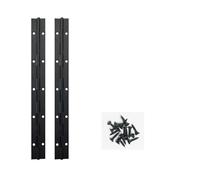 Cerniera a pianoforte continua, Cerniere for Piano Continuo Con Foro Multicolor Di Dimensioni Multiple Confezione Da 2(Black 2pcs,10inch)