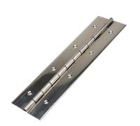 Cerniera a pianoforte continua, Cerniere for pianoforte in acciaio inossidabile 304 con foro 270 gradi 6-24 pollici multicolore 2 pezzi(Silver,16 Inch)