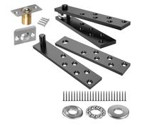 Cerniera a pivot Cerniera a perno nascosto Hardware resistente for kit porta libreria Cerniere invisibili con rotazione a 360° for segreta