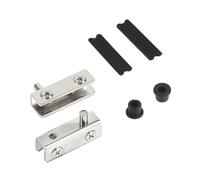 Cerniera a pivot Cerniere for porte in vetro da 2 pezzi Cerniera for porta a perno in acciaio inossidabile senza foratura adatta for in 5~6 mm