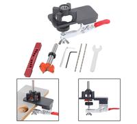 Cerniera a scomparsa in lega di alluminio 35 mm set maschera per foratura precis