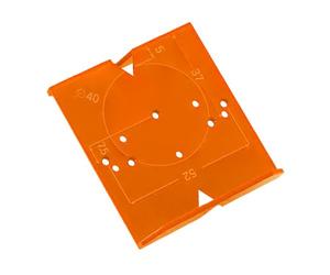 Cerniera a scomparsa Jig ergonomica guida cerniera per armadi da 35 mm 40 mm facile posizionamento sui pannelli delle porte Guida fori per foratura