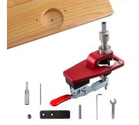 Cerniera a scomparsa Jig Hinge Hole Opener Locking DIY Lavorazione del legno