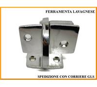 Cerniera a scomparsa per portelloni in ottone cromato Foresti Suardi 84.C