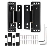 Cerniera a Scomparsa Regolabile per Porte, Cerniere Nascoste per Porte in Lega di Zinco, Angolo d'Apertura 110°, Portata 50 kg ogni 2 Cerniere, Ideale per Armadi e Mobili, 12x4x2 cm