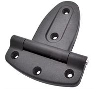Cerniera a T nera resistente, 12,7 cm, cerniera a T (regolabile a 180 gradi), 1 pezzo