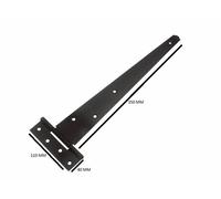 Cerniera A T Per Porta Di Capannone Nera 14 Pollici 350Mm Quantità 25 Paia