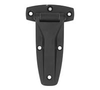 Cerniera a tee morbida chiusura della cerniera a tee in lega di zinco cnocchia per porte per auto della cassetta degli attrezzi (Nero)
