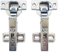 Cerniera ammortizzata Blum con base copertura a sormonto battuta esterna