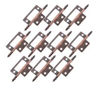 Cerniera Antica per Mobili 51x21mm in Ferro Rosso | Struttura Rinforzata, Maggiore Portata e Durata, Finitura Resistente alla Ruggine, per Ante e Sportelli