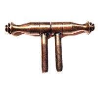 Cerniera Anuba Barocco Fiorentino per Ante Porte Finestre Bronzo mm.14 Pz.12 AGB