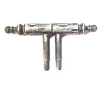 Cerniera Anuba Barocco per Ante Porte Finestre Ferro Battuto mm. 13 Pz. 12 AGB