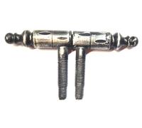 Cerniera Anuba Barocco per Ante Porte Finestre Ferro Battuto mm. 14 Pz. 12 AGB