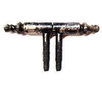 Cerniera Anuba Barocco per Ante Porte Finestre Ferro Battuto mm.14 Pz.15 G.G.G.