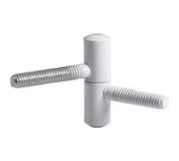 Cerniera anuba in acciaio Hettich Ø 15 bianco 2 pz Bianco