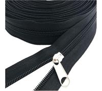 Cerniera Aperta,Cerniere for Cucire,200~500cm Accessori Abbigliamento Artigianali for A Spirale In Nylon, Indumento Da Cucito Artigianale Fai Te, Con Cursori for(10#,200CM+2 Sliders)