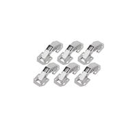 Cerniera armadio inox 90°, senza foratura, lotto 2-12 | Cerniere con montaggio senza fori, cilindro da 75 mm, for armadietti e scarpiere(6PCS)