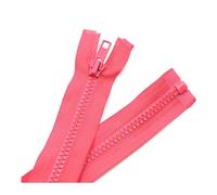 Cerniera autobloccante a estremità aperta in resina n. 5 con plastica ecologica per giacca, abbigliamento, accessorio per cucito 40/50/60/70/80/90/100/120 cm,Stile D,5# - 70cm