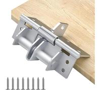 Cerniera automatica for porta, cerniere a molla for porte a chiusura automatica a 90 gradi in acciaio laminato a freddo, controlli hardware for la casa(Color steel gold)