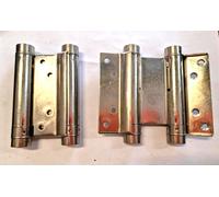 Cerniera Bommer a Molla Doppia Azione FAR WEST SALOON Cromo mm. 100 Pz 2 IBFM