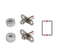 Cerniera Cerniera a perno regolabile liscia e silenziosa Hardware antiruggine for supporto girevole for finestra domestica(ColorA)