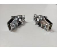 CERNIERA CERNIERE A SCATTO PER ANTE IN VETRO A FILO COPPIA DESTRA + SINISTRA