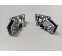 CERNIERA CERNIERE A SCATTO PER ANTE IN VETRO A FILO COPPIA DESTRA + SINISTRA