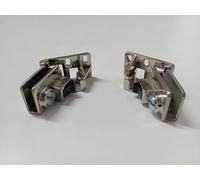 CERNIERA CERNIERE A SCATTO PER ANTE IN VETRO A FILO COPPIA DESTRA + SINISTRA