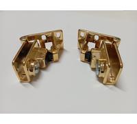 CERNIERA CERNIERE A SCATTO PER ANTE IN VETRO A FILO COPPIA DESTRA + SINISTRA