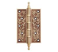 cerniera, Cerniere in rame stile europeo, cerniere antiche ispessite for porte in legno ad apertura piatta con a cuscinetto silenziose(4INCH)