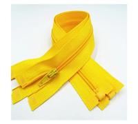 Cerniera, cerniere per cucire, 5 pezzi di cerniera aperta da 20 cm a 60 cm, adatta for il processo di cucitura di indumenti(Golden,50CM-5PCS)