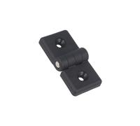 Cerniera CFG.40/40 SH-6 B: 74mm tecnopolimero PA nero H: 36mm per profili EL