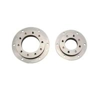 Cerniera con foro di arresto a 360 gradi con cuscinetto rotante ammortizzante regolabile, flangia circolare in acciaio inossidabile 304, 1 pezzo(5.0N.m-hole-75mm)