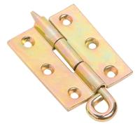 Cerniera con perno sfilabile e occhiello acciaio zincato 70x55 mm giallo