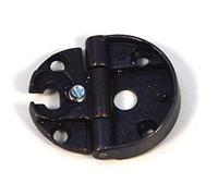 IHC Cerniera per porta di cucina e armadio, nero, altezza: 35 mm (8)