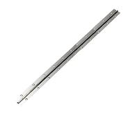 Cerniera Continua in Metallo, 600 mm x 38 mm x 1 mm, Cerniera Lunga in Acciaio Inox, Apertura a 270 Gradi, Resistente, per Pianoforti, Armadi, Porte, Grandi Finestre, Barche, Cromate
