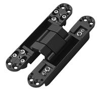 Cerniera dedicata for porta nascosta, regolabile tridimensionale, a croce(150x25 Black)