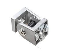 Cerniera del cuscinetto, cerniere della porta con cuscinetti a sfera Connettore giunto pivot flessibile Cerniera in alluminio pressofuso for profili estrusi in serie 20 30 40 45(4545)