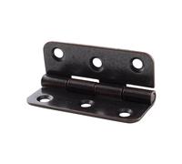 Cerniera del cuscinetto, cerniere della porta con Materiale in ferro color rame antico con angolo arrotondato da 2" for porte apertura a 270 gradi, cerniera for mobili viti gratuite