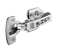 Cerniera del Mobile 2/10 Pezzi Cerniere for Ante di mobili in Acciaio Inossidabile Ammortizzatore Idraulico Tampone Chiusura Ammortizzata Silenziosa Armadio Nascosto con Viti(2PCS Half Overlay)